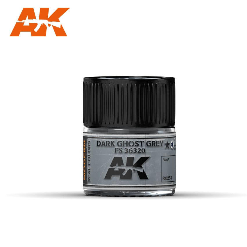 AK Interactive Real Colors: Dark Ghost Gray FS 36320 - 10ml RC251